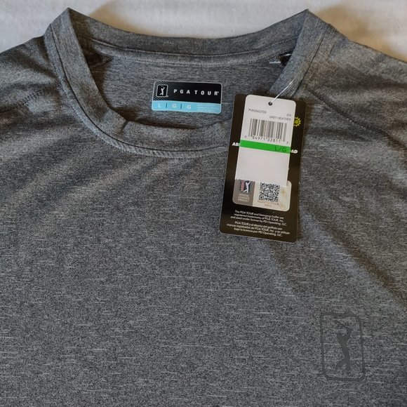 PGA TOUR Mens Crew Neck Short Sleeve T-Shirt Size L - Picture 2 of 7